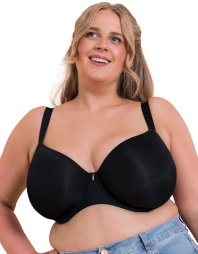 Soutien-gorge noir Curvy Kate Smoothie Spacer en 120E pour t-shirt