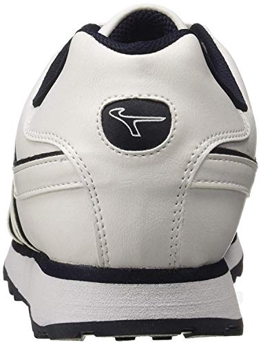 Image of Lakhani Men's Touch 718 White-Navy Running Shoes - 9 UK /India (44 EU) (Touch 718)