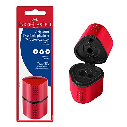 Faber-Castell Grip Trio Sharpener Arts and Crafts, Multi