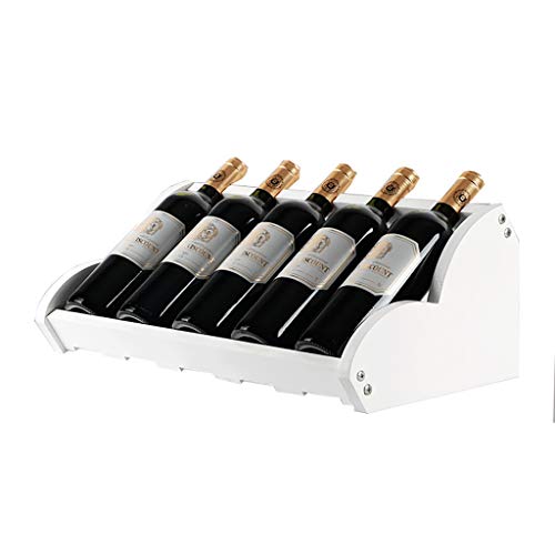 Botellero de Madera Sólida para 5 Botellas miniatura 1