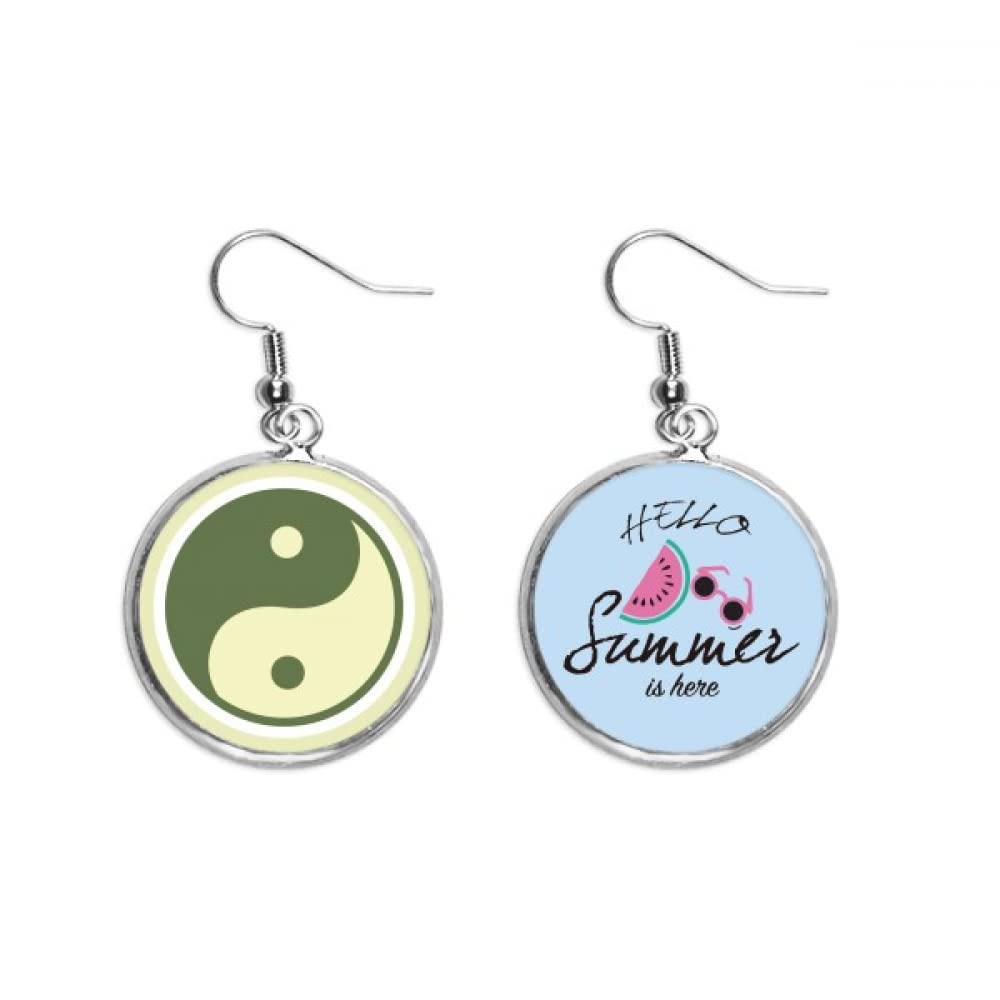 Pendientes de sandía y taichi un regalo original de verano 5