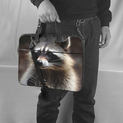 Maletín raccoon para laptop 15.6 pulgadas unisex miniatura 2