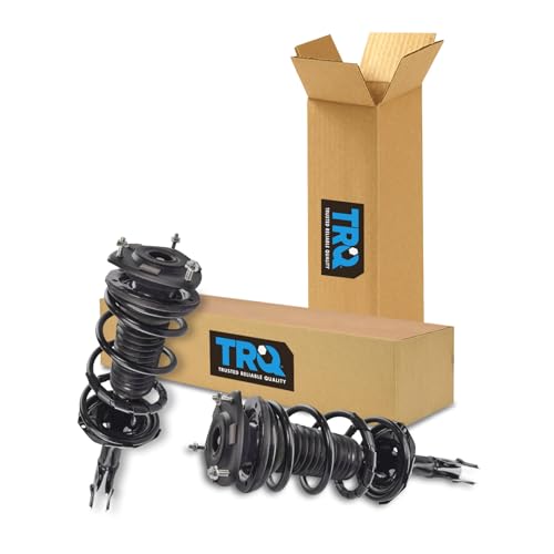 Image of TRQ Front Driver and Passenger Side Strut and Spring Assembly Set Loaded | For 04-06 Scion xA 04-06 xB