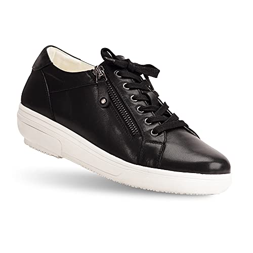 Gravity Defyer Women's Noa GDEFY Casual Italian Leather Flats - VersoShock Proven Performance Fashion Sneakers