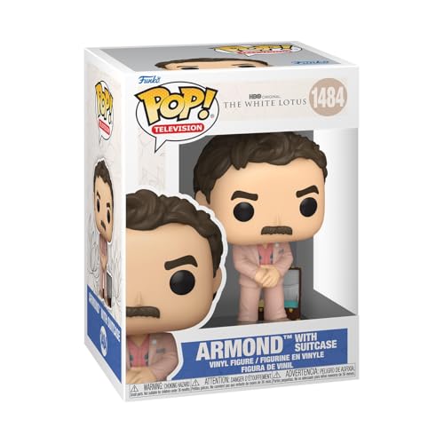 Bild: Funko POP! TV: White Lotus - Armond mit Suitcase - Vinyl-Sammelfigur - Geschenkidee - Offizielle Handelswaren - Spielzeug F�r Kinder und Erwachsene - TV Fans - Modellfigur F�r Sammler und Display f�r 9,26 EUR (-42%) statt 16,00 EUR bei amazon.de