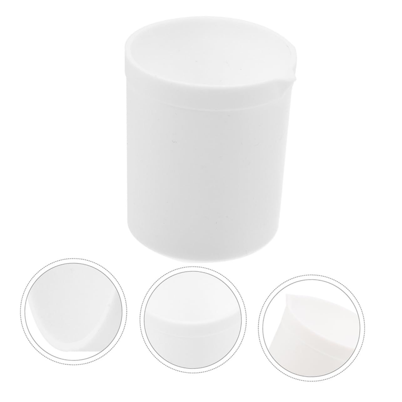 Healifty Lab Beaker Mug Heat Resistant PTFE Chemistry Mug Small Beaker Cup for Mixing Heating Reagents