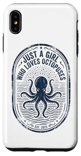 Just A Girl Who Loves Octopuses���B���e�[�W�o�b�W �X�}�z�P�[�X iPhone XS Max �p