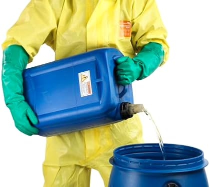 ANSELL ALPHATEC 37-185 Rękawiczki Ochrona chemiczna w nitrylu, niedopuszczalna rękawiczka bardzo odporna ciecz i rozpuszczalniki, pieprz, wielokrotnego użytku, zielony, rozmiar 2xl (1 para)