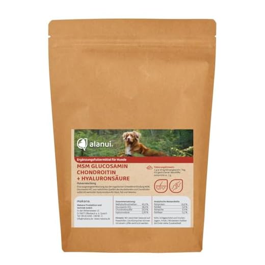 Alanui MSM Glucosamin für Hunde 200g