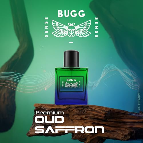 Image of BUGG Sense, System and Syntax By Riya Perfume | 50 ml Each | Pack of 3 | Long Lasting Fragrance | Oudh Scent | Ideal gift for Men | Eau De Parfum - 150 ml