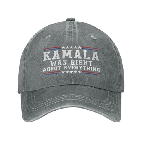 Kamala Was Right About Everything Cap For Men Kamala Was Right Mens Baseball Hats