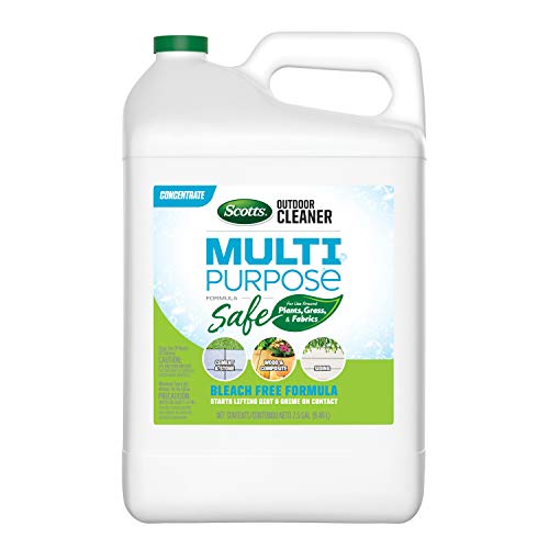 Scotts Outdoor Cleaner Multi Purpose Formula: Concentrate, Bleach-Free, Use on Decks, Siding, Stone and Patio Furniture, 2.5 gal.