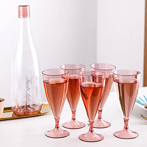 Taças de champanhe,Copo de Vinho Portátil com Base Destacável - Copos de bar Mimosa reutilizáveis ​​