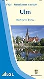  F525 Ulm: Blaubeuren Donau (Freizeitkarten 1:50000 / Mit Touristischen Informationen, Wander- und Radwanderungen)