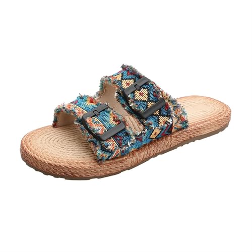 Sandals Women Slippers are fashionable and versatile, trendy sandals with hemp rope, fashionable and wearable