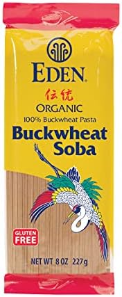 Eden, 100% Organic Buckwheat Soba Pasta, Gluten Free, Traditionally Made in Japan, 8 oz