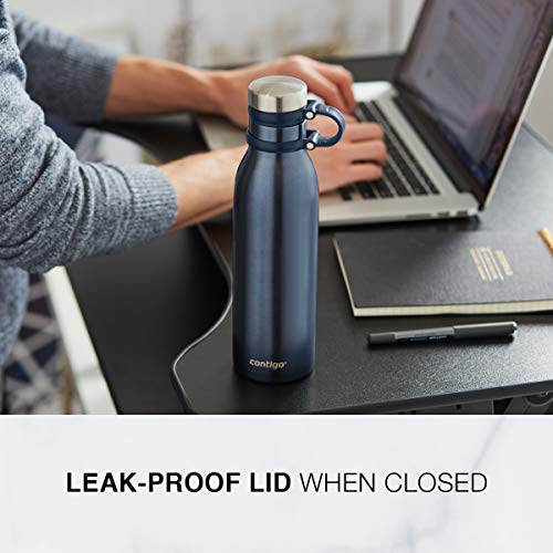 Contigo Couture Thermalock Vacuum-Insulated Stainless Steel Water Bottle, 20Oz, Chardonay Transparent #TOP2