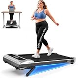 Niceday Walking Pad Treadmill with 10% Auto Incline, 400lbs Weight Capacity, Under Desk Treadmill for Home Office, 3HP Brushless Ultra-Quiet, Silver