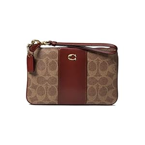 Coach Women’s Coated Canvas Signature Small Wristlet