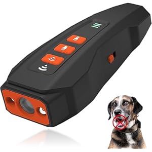 2026 Upgraded Anti Barking Device for Dogs, Ultrasonic Dog Bark Deterrent, Dog Bark Deterrent Devices, Best Anti-Barking Device, 3 Modes & LED Light Portable Indoor & Outdoor