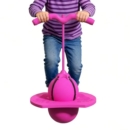 Pelota saltarina para niños diseñada para mejorar la coordinación motriz y el equilibrio