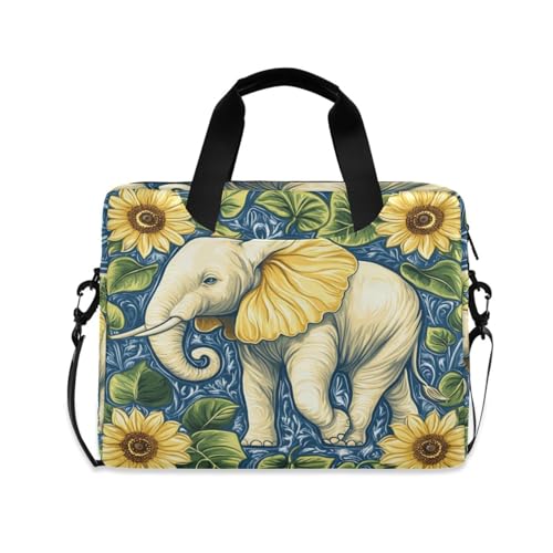 Funda portátil para laptop 15.6 pulgadas con pintura de elefantes miniatura 1