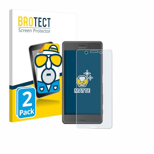 BROTECT Protector Pantalla Anti-Reflejos para Sony Xperia X Performance (2 Unidades) Película Mate Anti-Huellas