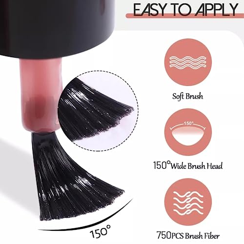 TBeautfave Pink Nail Polish Quick Dry, Peel off Nail Polish Long Lasting Nail Varnish Breathable Natural Nail Polish Water Based No Need Cure Nail Varnish Gel Polish Home Nail Art - Image 6