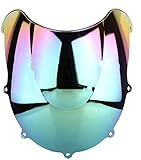 Die Motorrad-Windschutzscheibe verbessert den Windschutz des Motorrads erheblich und kann die Geräusche schnellerer Fahrt auf ein Minimum reduzieren, sodass Sie auch bei schnellerer Fahrt komfortabler und entspannter unterwegs sind