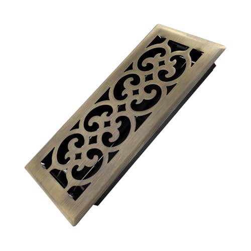 Heavy Duty Floor Register with Adjust Lever (Charlotte Design)