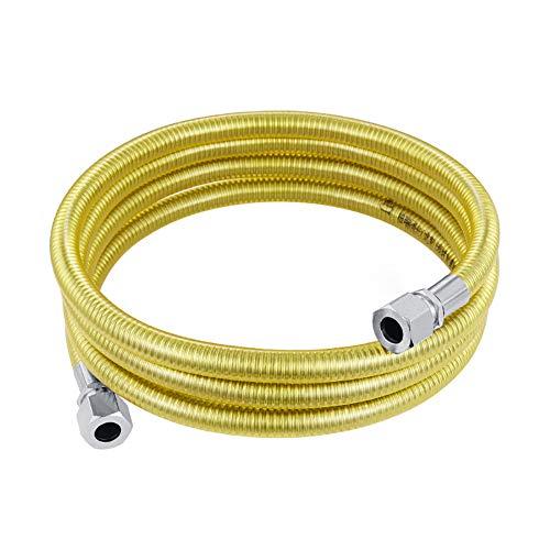 RSGK Thick gas hose, 4 points 304 stainless steel bellows for gas grill, fire pit, heater