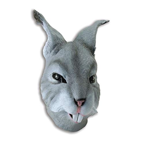 Masque RABBIT Bristol Novelty pour adulte en taille unique et coloris gris