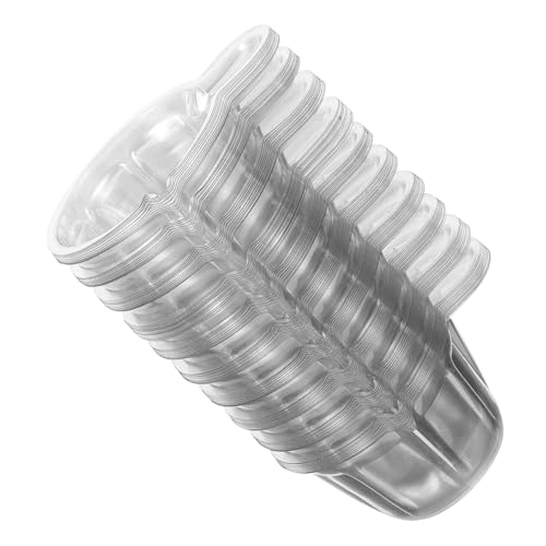 Veemoon 100pcs DIY Crystal Epoxy Dispensing Cup Plastic Pigment Mixing Stirrer Cup