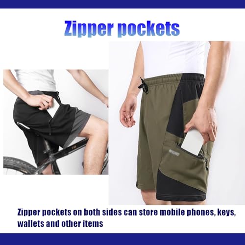 Shorts de ciclismo acolchados 3D para hombre miniatura 4