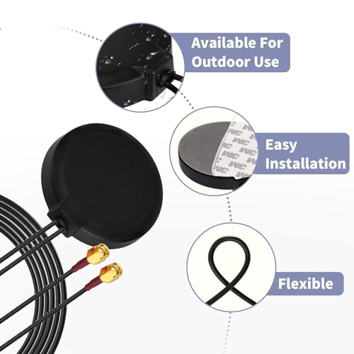 Antenne 4G LTE MIMO pour stabiliser le réseau cellulaire instable des routeurs et modems