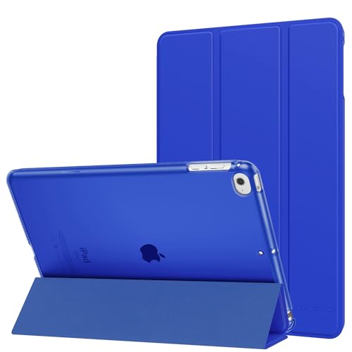 Coque iPad Mini 5/4 MoKo : étui bleu Klein ultra-mince à rabat magnétique intelligent