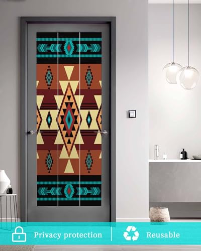 Película Decorativa para Ventanas 29.5x78.7 Turquesa miniatura 6