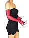 XXDingbs Women's 1920s Flapper Extra Long Sheer Opera Gloves Mesh Tulle Gloves for Bridal Christmas Costume Party Dance Dark Red