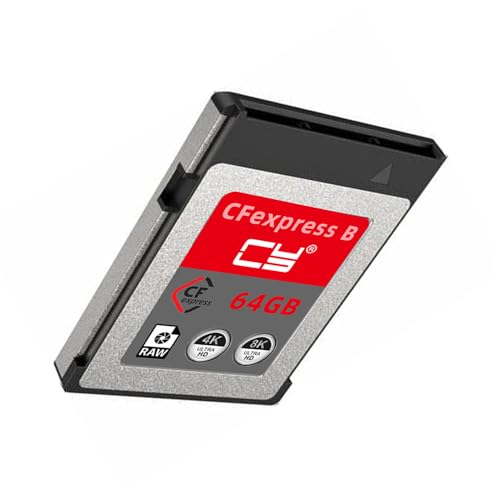 cablecc 64 GB CFexpress Memory Card Type B CFE CFB Adapter Compatible with XS Camera 8K RAW PCIe Expansion