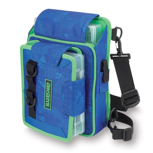 Sac de pêche hydrofuge AKAMI MR7 avec boîtes de rangement et poignée rembourrée