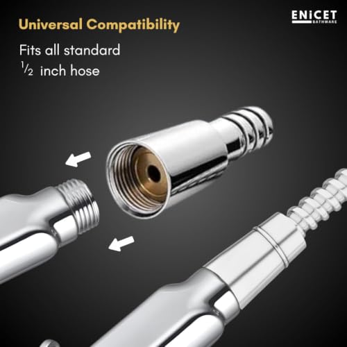 Image of ENICET ABS Health Faucet Gun for Toilet, Chrome Finish, HELFO Set Gun | Without Hose, Splash Free Design, Smooth Lever, Jet Spray