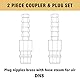 Druckluftkupplung 8MM/ Druckluft Schnellkupplung Druckluft Zubehör Druckluftkupplung Male männlich DRUCKLUFT Kupplung Schnellkupplung Stecknippel