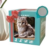 Robot Cat For Kids, 2025 New AI Robotic Cat, My Realistic Robot KittenThat Acts Like A Real Kitten - Interactive Smart Pet With Movements Walking, Barking, Tail Wagging For Children