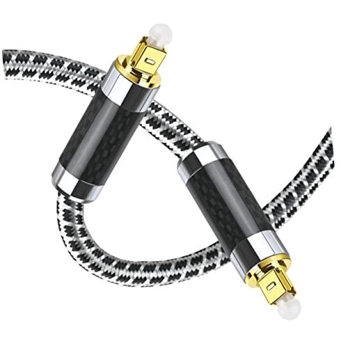 Cable de audio óptico flexible macho macho SHINEOFI para altavoces y amplificadores