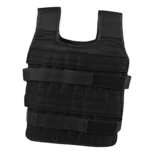 Image of 50kg Weight Vest Adjustable Loading Weight Jacket Exercise Training Fitness