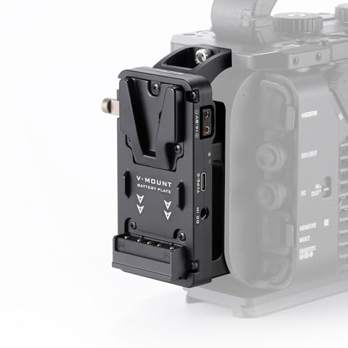 Tilta Battery Plate Compatible with Sony FX6 - V Mount | Power Outputs and Secure Connection | Compatible with Any V-Mount Battery by Tilta - Image 3