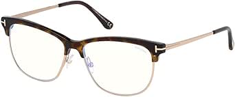 Tom Ford Gafas De Vista FT 5766-B BLUE BLOCK Dark Havana/Blue Filter 54/19/140 Mujer Gafas Tom Ford