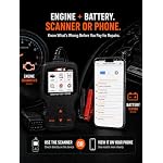 ANCEL AD310 Pro Bluetooth OBD2 Scanner & Battery Tester for Cars - Image 2