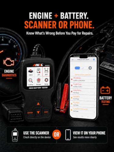 Image of ANCEL AD310 Pro Bluetooth OBD2 Scanner & Battery Tester for Cars