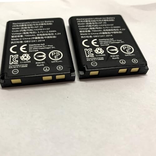 SONXIAVIVO 𝟮𝟬𝟮𝟰 𝗡𝗲𝘄 𝗨𝗽𝗴𝗿𝗮𝗱𝗲𝘀 NP-45 Battery Replacement for Steelseries Arctis Nova Pro Wireless Headset, for Arctis Nova Pro Wireless Headset for Xbox,for PlayStation 2-Pack